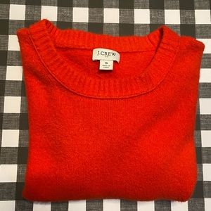 J.Crew Red Crewneck Sweater